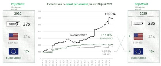 Magnifcient 7 aandelen